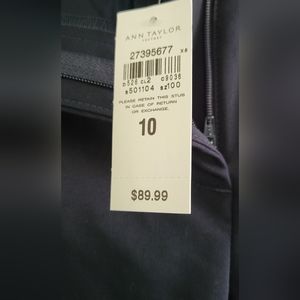 NWT Ann Taylor signature navy pants